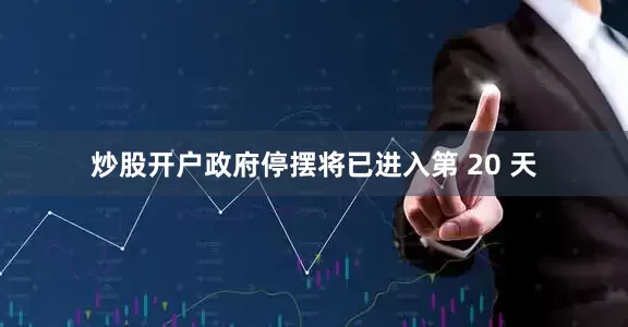 炒股开户政府停摆将已进入第 20 天
